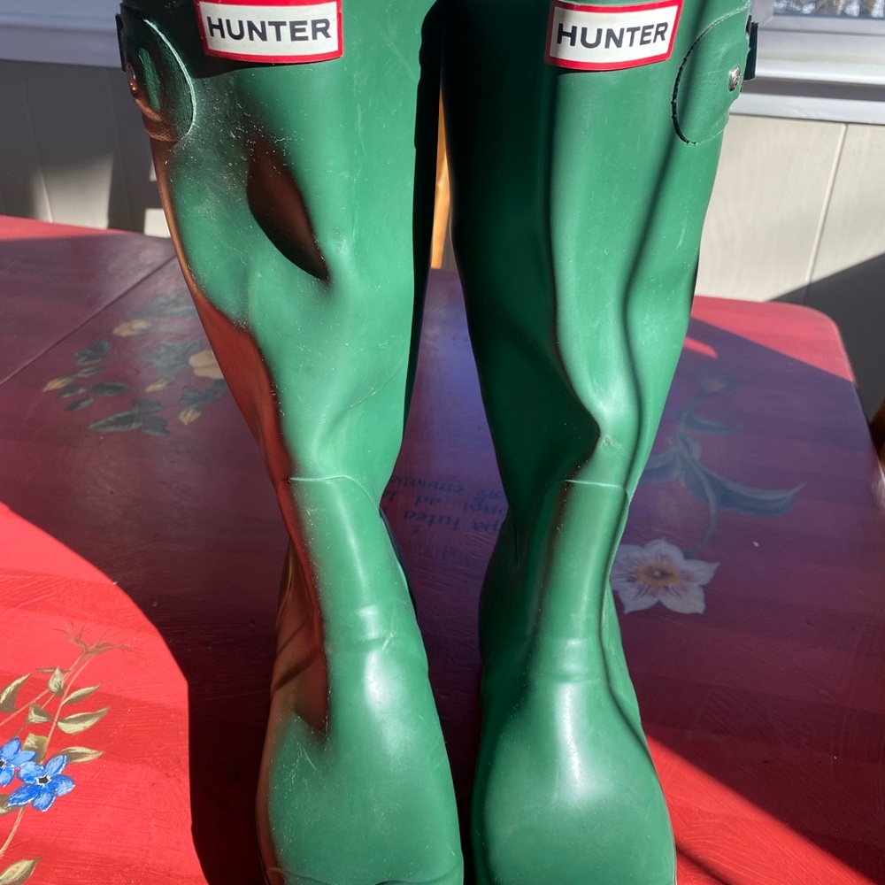 Hunter Green Women's Winter & Rain Boots